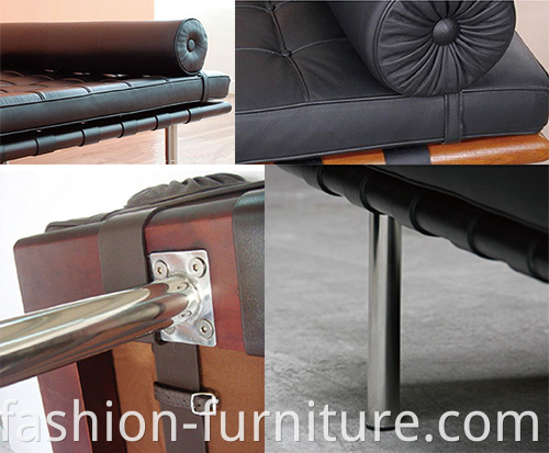 Leather Barcelona Daybed